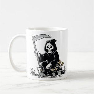 Caneca De Café Ceifador Jardineiro de Flores
