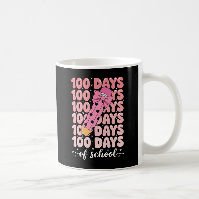 Caneca De Café celebração de 100 dias de escola (Direita)