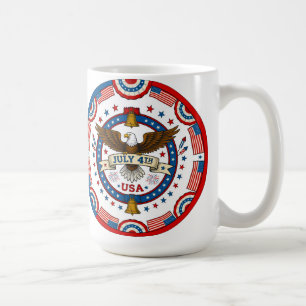 Caneca De Café Celebração de 4 de Julho
