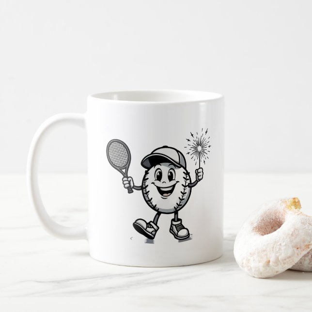 Caneca De Café Celebração de esportes com torção (Com Donut)