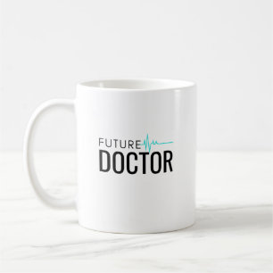 Caneca De Café Celebração de Formatura de Futuro Médico