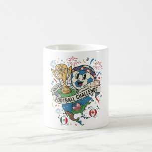 Caneca De Café Celebração de Futebol Norte-Americano