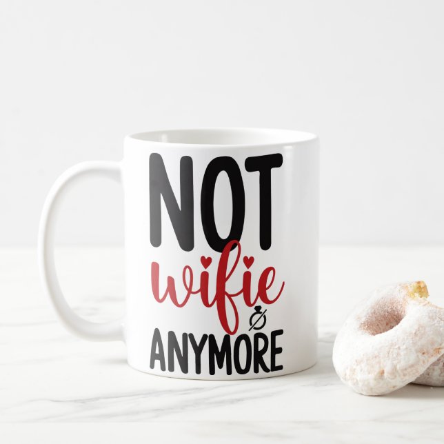 Caneca De Café Celebração Divorciada Divertida (Com Donut)