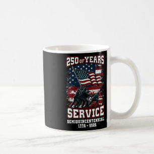 Caneca De Café Celebração do 250º Aniversário Americano 250 Anos