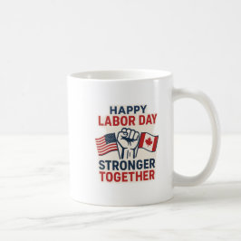 Caneca De Café Celebração do Dia do Trabalho - EUA e Canadá
