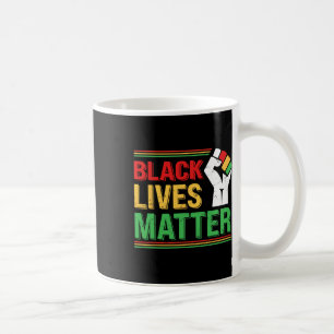 Caneca De Café Celebração do Mês da História Negra Black Lives Pr