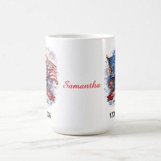 Caneca De Café Celebração dos 250 anos do Dia da Independência do