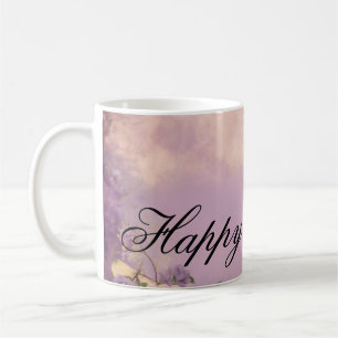 Caneca De Café "Celebração em uma Copa: Feliz Aniversário Mug Del