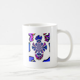 Caneca De Café Celebração EUA: Arte Dinâmica de Texto Divertido e