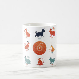Caneca De Café Celebração Zodiac