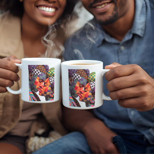 Caneca de Café Celebrando a Arte da Colcha