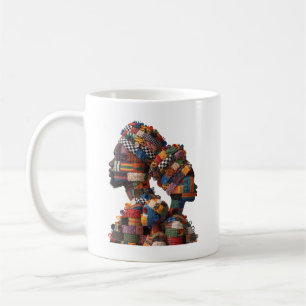 Caneca de Café Celebrando a Arte das Mulheres Quil