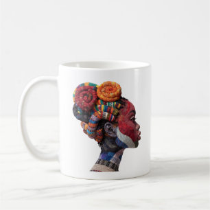 Caneca de Café Celebrando a Arte das Mulheres Quil