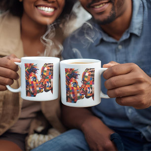 Caneca de Café Celebrando a Arte de Quilting