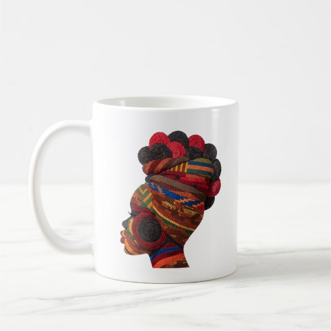 Caneca de Café Celebrando Mulheres Negras (Esquerda)