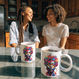 Caneca de Café Celebrando Mulheres Negras