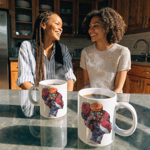 Caneca de Café Celebrando Mulheres Negras