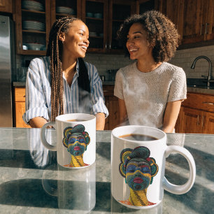 Caneca de Café Celebrando Mulheres Negras