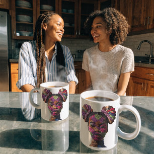 Caneca de Café Celebrando Mulheres Negras