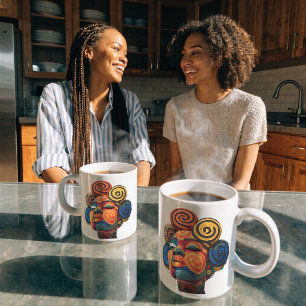 Caneca de Café Celebrando Mulheres Negras
