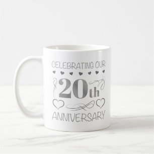 Caneca De Café Celebrando nosso 20