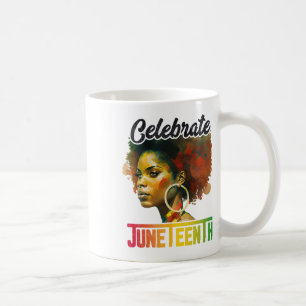 Caneca De Café Celebrar a Décima Sétima Camisa Mulheres Africanas