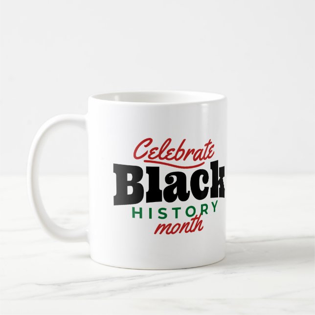 Caneca De Café Celebrar a História Negra Mês Mug (Esquerda)