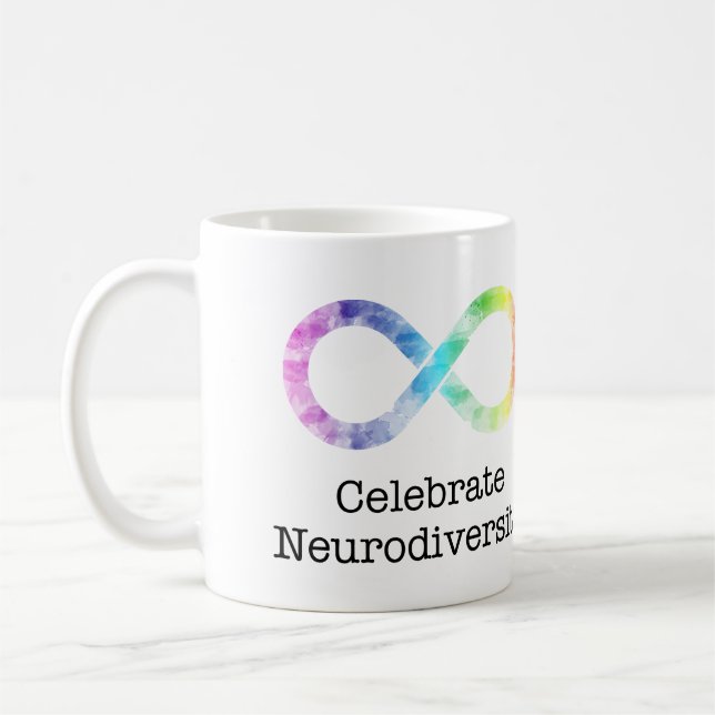 Caneca De Café Celebrar Mug de Neurodiversidade (Esquerda)