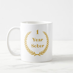 Caneca De Café Celebrar o Ano do Aniversário Sober