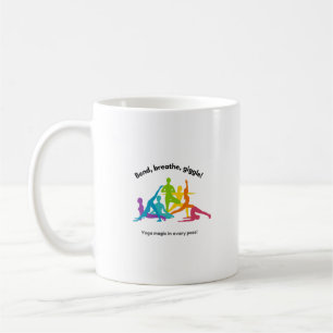 Caneca De Café Celebrar o Dia Internacional do Ioga para Crianças