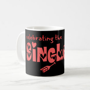 Caneca De Café CELEBRAR O SOLTEIRO AF LIFE solteiros engraçados