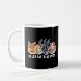 Caneca De Café Celebrar Proprietários de Coelhos Coelhinhos de Pe
