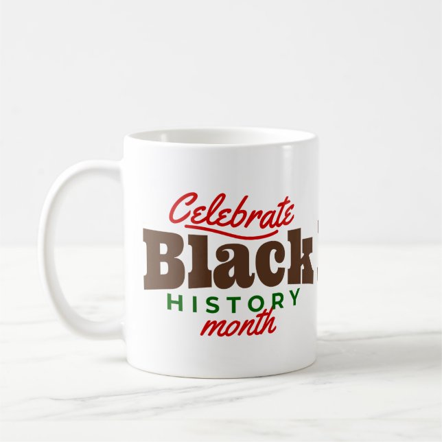 Caneca De Café celebrate black history month (Esquerda)