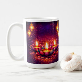 Caneca De Café Celebrate Diwali Festival, Coffee Mug