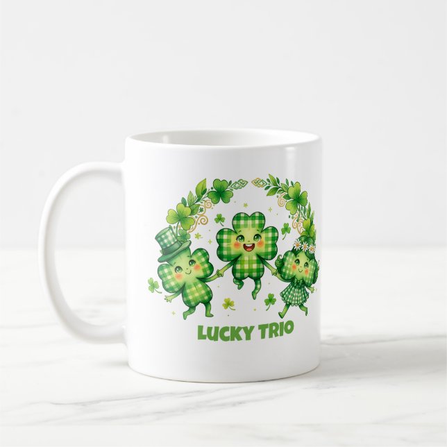 Caneca De Café Celebre o Dia de São Patrício (Esquerda)