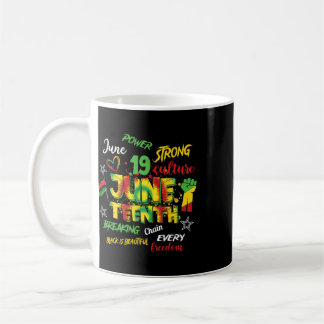 Caneca De Café Celebre o Juneteenth 1865 Emancipação Afro-America