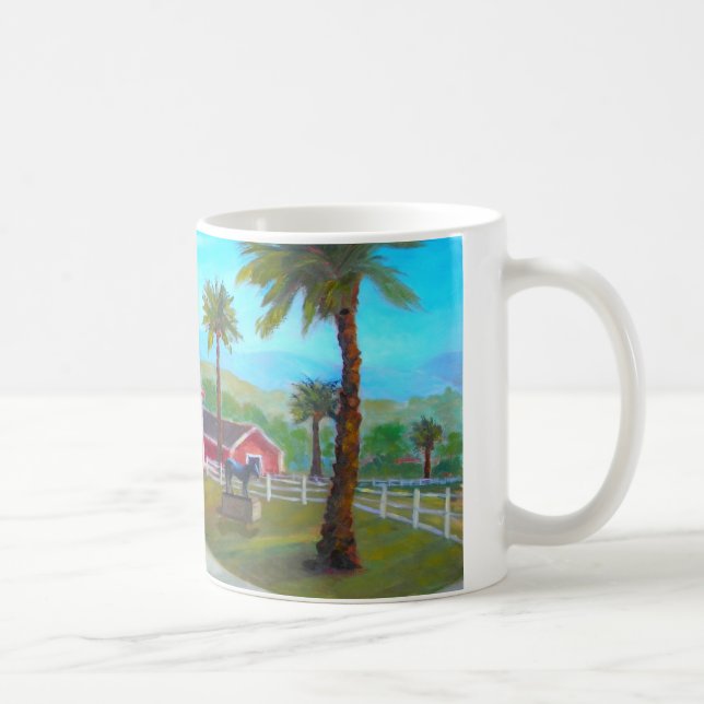 Caneca De Café Celeiro equestre (Direita)