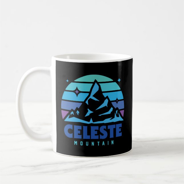 Caneca De Café Celeste Mountain Tocando Videogames (Esquerda)