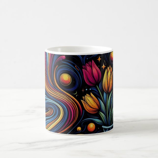 Caneca De Café Celestial Bloom (Centro)