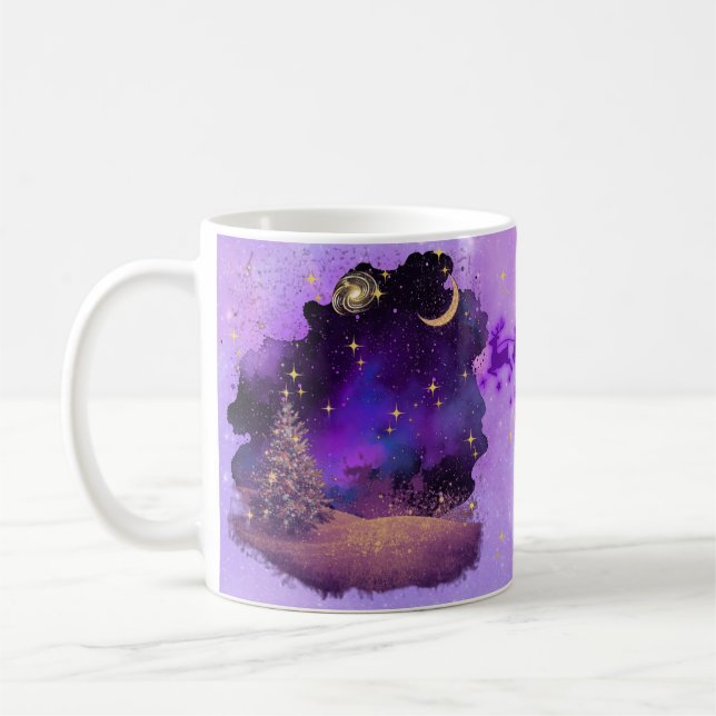 Caneca De Café Celestial christmas wishes (Esquerda)