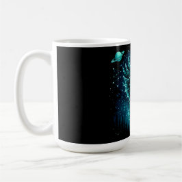 Caneca De Café Celestial Dragon – Cosmic Myth Wildlife Galaxy