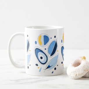 Caneca De Café Celestial Orb Odyssey Abstrato
