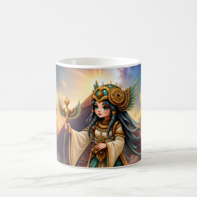 Caneca De Café Celestial Priestess of the Golden Pyramid. (Centro)