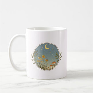Caneca De Café Celestial Wildflower Scene 