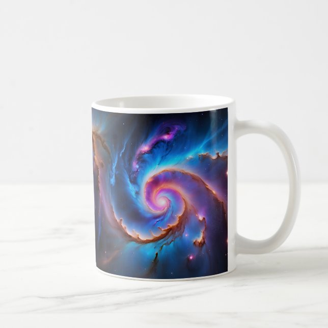 Caneca De Café "Celestium" - Nebulosa e Galáxias (Direita)