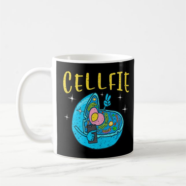 Caneca De Café Cellfie Cell Selfie (Esquerda)