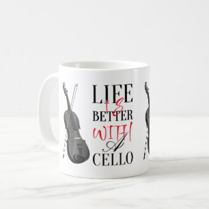 Caneca De Café Cello cita Mug