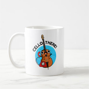Caneca De Café Cello Lá, Um Truque De Música Bonita