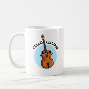 Caneca De Café Cello-Llujah Funny Cello Pun