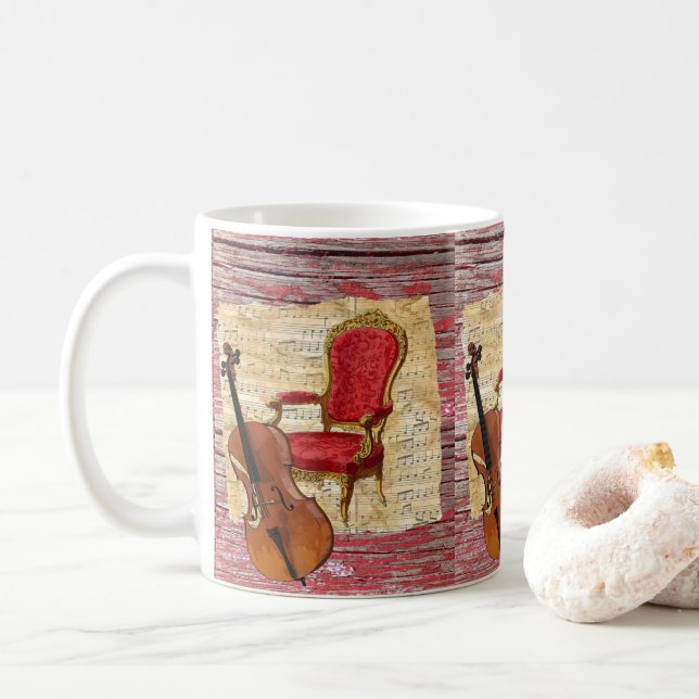 Caneca De Café Cello Victorian Mug (Com Donut)